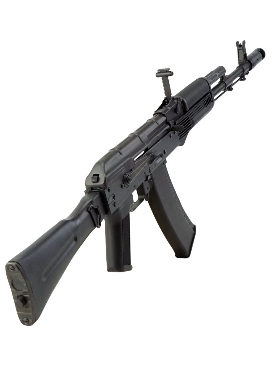 Страйкбольный автомат CYMA CM053C RK-74M PLATINUM (складной пластиковый приклад), 115-120 м/с, чёрный