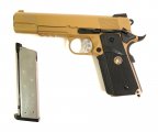 Страйкбольный пистолет WE Colt M1911A1 M.E.U. Rail Tan (WE-E008B-TAN)