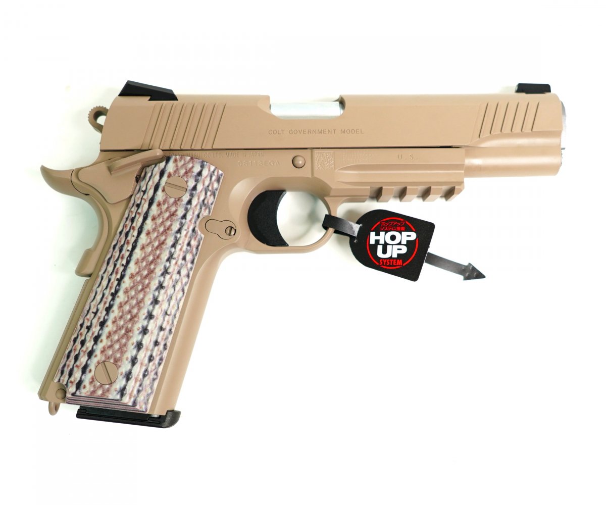 Страйкбольный пистолет Tokyo Marui Colt M45A1 Tan GBB