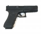 Страйкбольный пистолет WE Glock-17 Gen.4, сменные накладки (WE-G001B-BK)