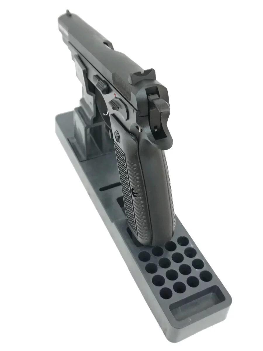 Страйкбольный пистолет KJW CZ75 KP-09 GAS — чёрный, GBB 6 мм, регулируемый Hop-Up