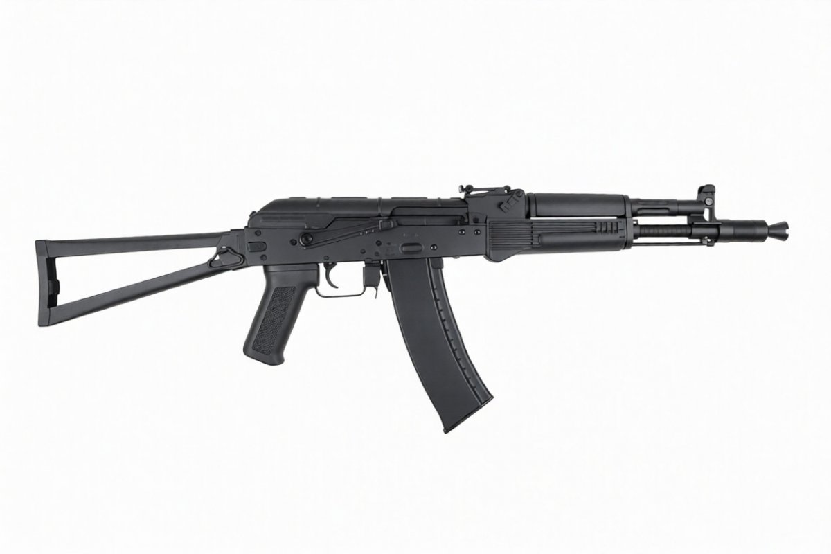 Страйкбольный автомат CYMA CM031D RK105 (складной приклад), 130 м/с, чёрный