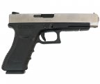 Страйкбольный пистолет WE Glock-34 Gen.3 Silver (WE-G008A-SV)