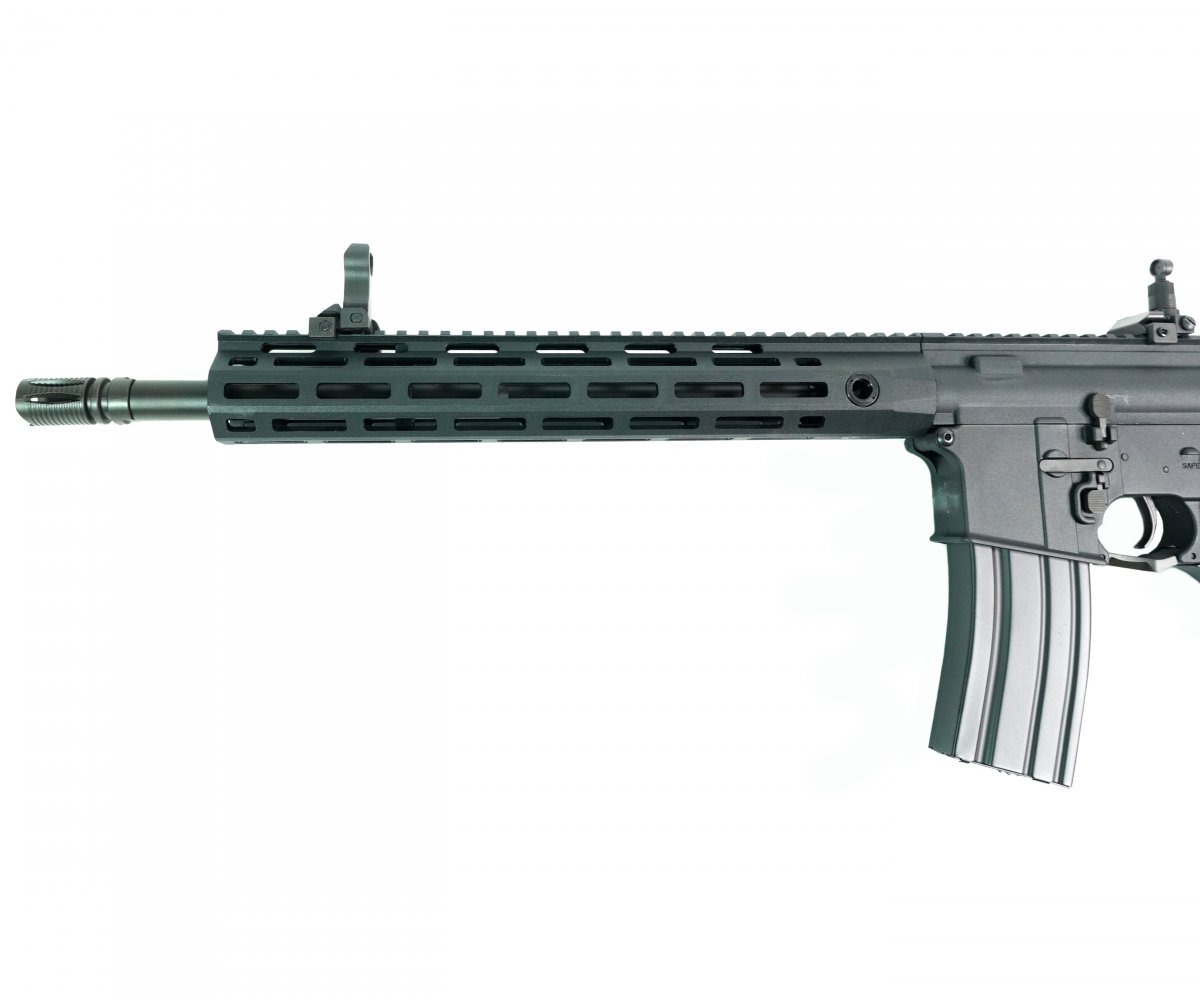 Страйкбольный автомат Cyma AR15 M-lok Mosfet Edition BK (CM.623)