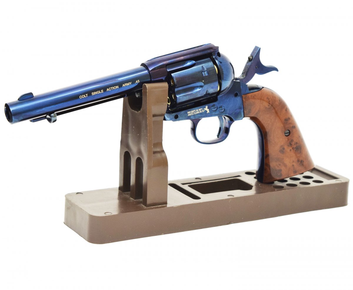 Пневматический револьвер Umarex Colt SAA .45 4.5 мм (bb, blue finish, ствол 5.5 дюймов)