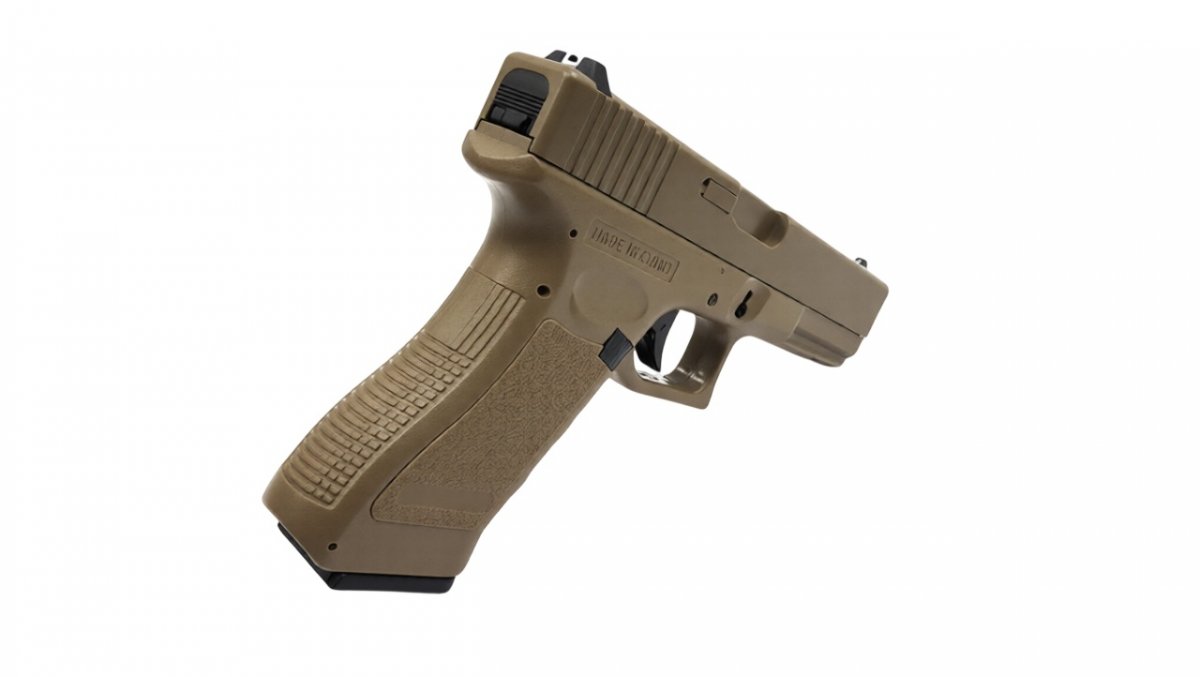 Страйкбольный пистолет Cyma Glock 18C AEP Tan (CM030S) зарядка через USB Tan