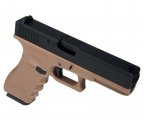 Страйкбольный пистолет KJW Glock G18 CO₂ GBB Tan (KP-18.CO2-TAN)