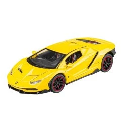Металлическая машинка Lamborghini Centenario 1:24 Жёлтая