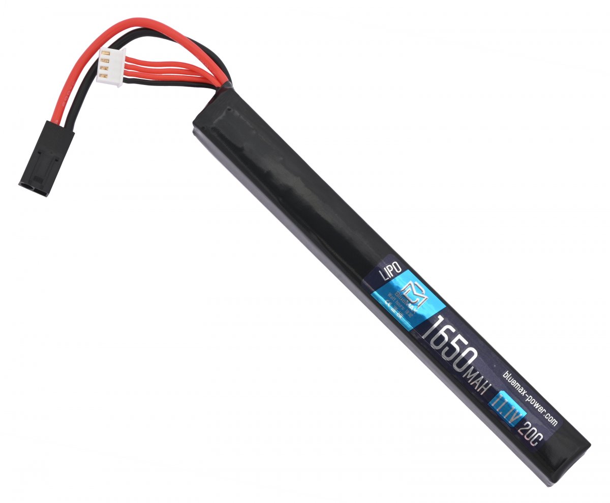 Аккумулятор BlueMax 11.1V Li‑Po 1650mAh 20C AK Stick T‑Plug 18*18*169