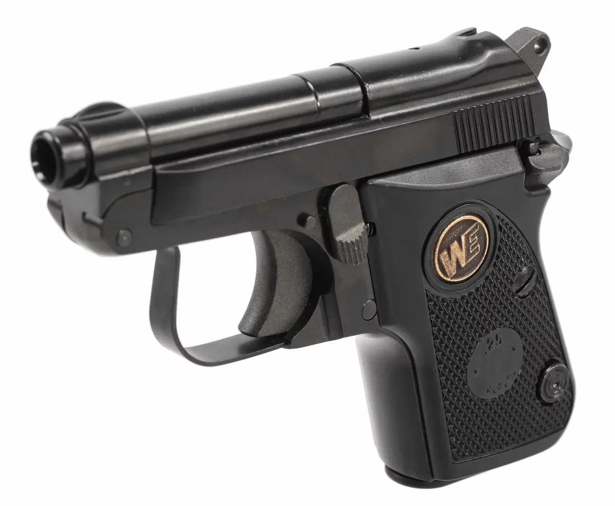 Страйкбольный пистолет WE Beretta 950 Jetfire (WE-CT002-BK-WE950, черный, Gas)