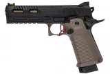 Страйкбольный пистолет KJW Colt M1911 Hi-Capa (KP-19S.GAS) — чёрный, GBB, 6 мм
