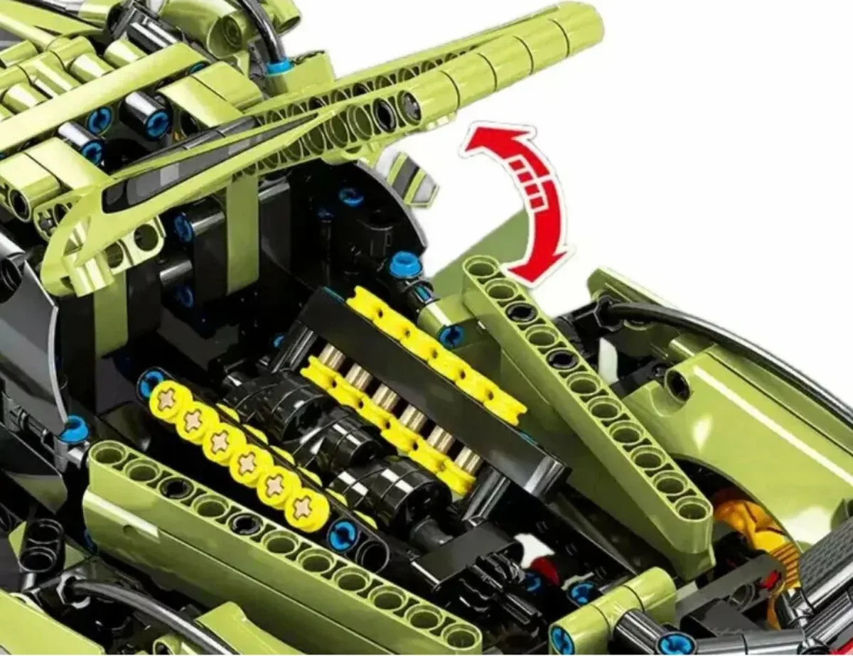 Конструктор Lamborghini V12 Vision GT, 1039 деталей, масштаб 1:14