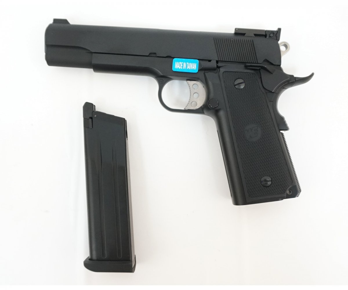 Страйкбольный пистолет WE Colt M1911 P14-45 Gas (WE-E004B)