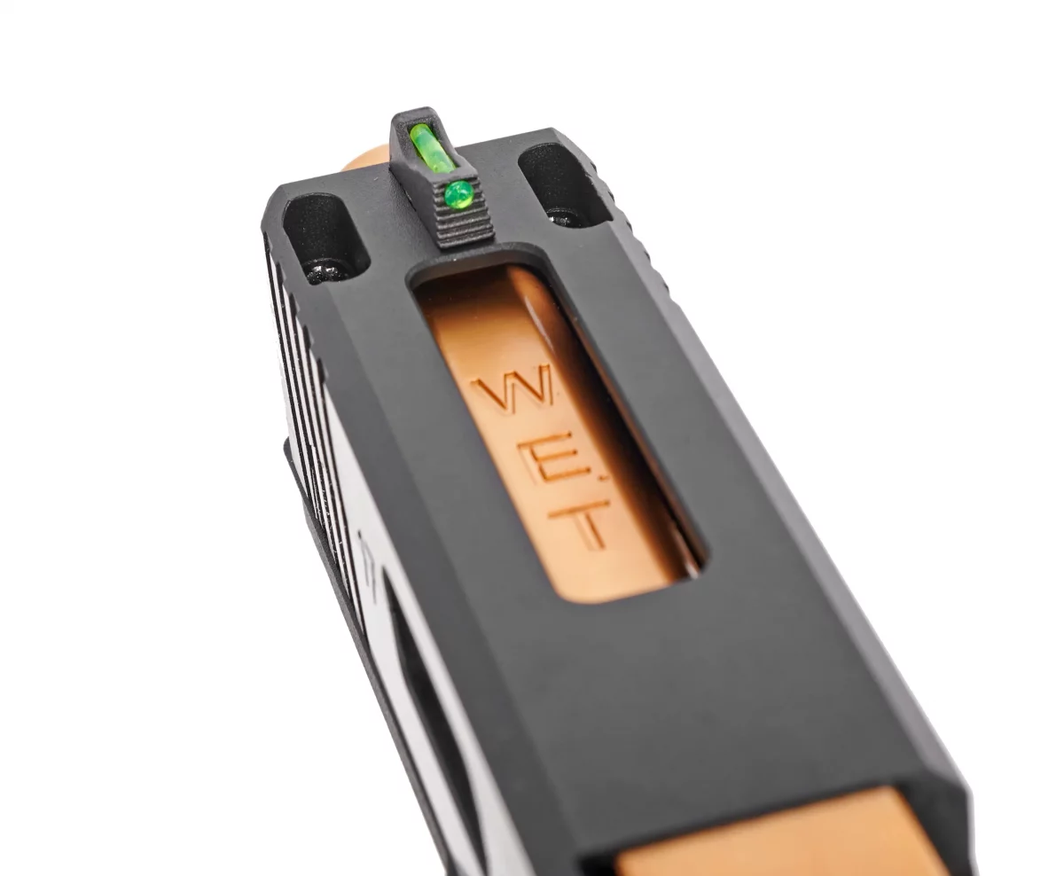 Страйкбольный пистолет WE Glock 17 HI-SPEED (хром) — GBB, 6 мм, Hop-Up