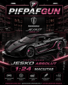 Машинка металлическая Koenigsegg Jesko Absolut 1:24 Black