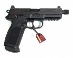 Страйкбольный пистолет Tokyo Marui FNX-45 Tactical GBB Black
