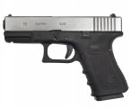Страйкбольный пистолет WE Glock 19 Gen 3 (WE-G003A-SV, серебро, 6 мм)