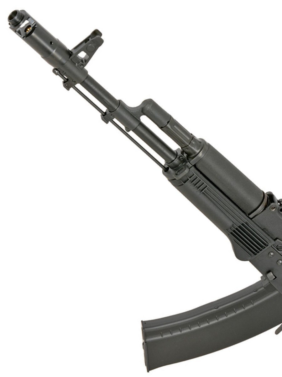 Страйкбольный автомат CYMA CM053C RK-74M PLATINUM (складной пластиковый приклад), 115-120 м/с, чёрный