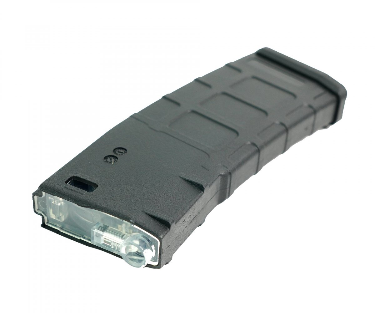 Магазин механический CYMA M127 (PMAG Gen.2) для M4/M16, Mid‑Cap на 160 шаров, чёрный