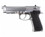 Страйкбольный пистолет WE Beretta M9A1 New Rail Silver